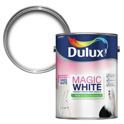 Dulux Silk Magic White Paint (5 Litre) image