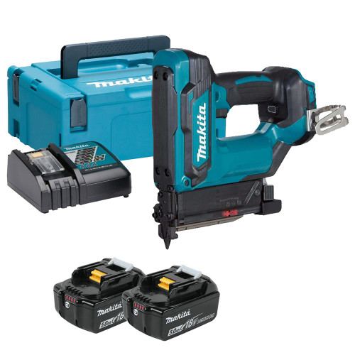 Makita DPT353RTJ 18V LXT Pin Nailer with 2 x 5.0Ah Batteries, Charger & Case