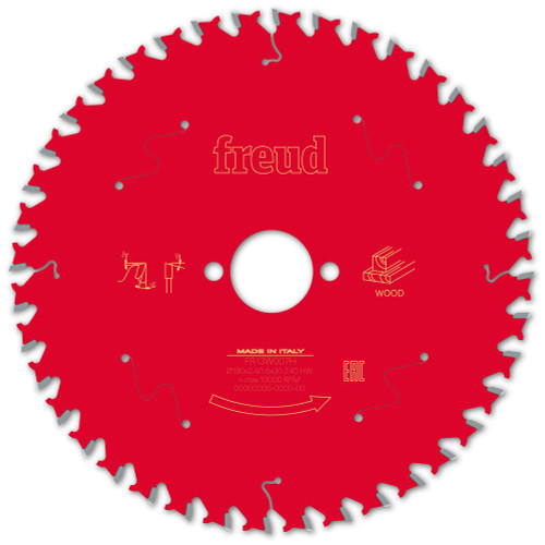 Freud Wood Saw Blade 190mm x 30mm 40T Corded image