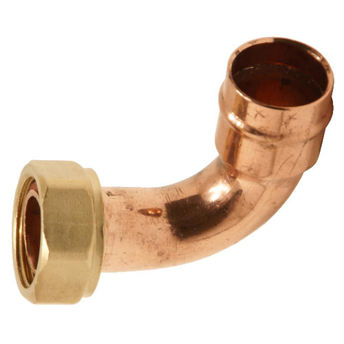 Pegler 901720 Pegler Mercia 15mm x 1/2'' Bent Tap Connector - Pack of 10