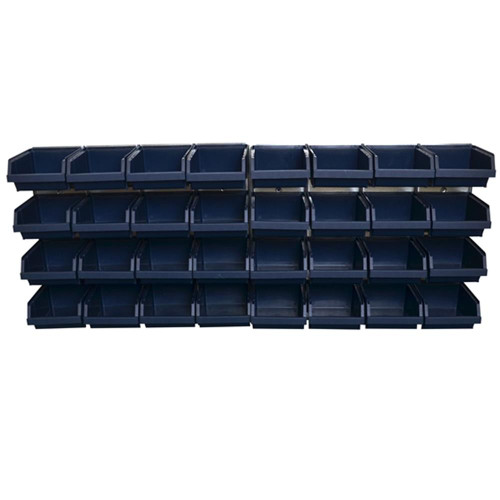 Raaco 139182 Bin Wall Panel With 32 Bins image