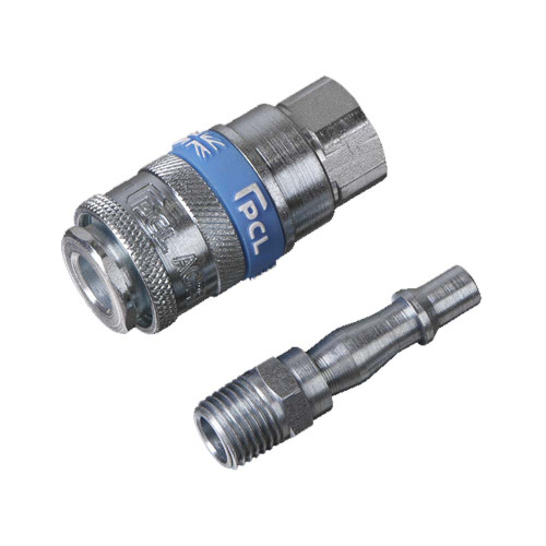 Sealey AC61 2 Piece Air Tool Coupling Kit 1/4'' BSP image