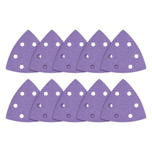 Trend 93mm 180G Aluminium Oxide Delta Sanding sheet - Pack of 10 image