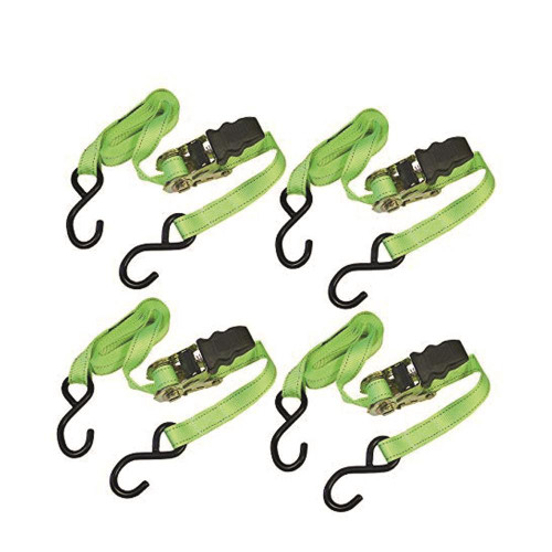 4 Piece Ratchet Tie Down Set
