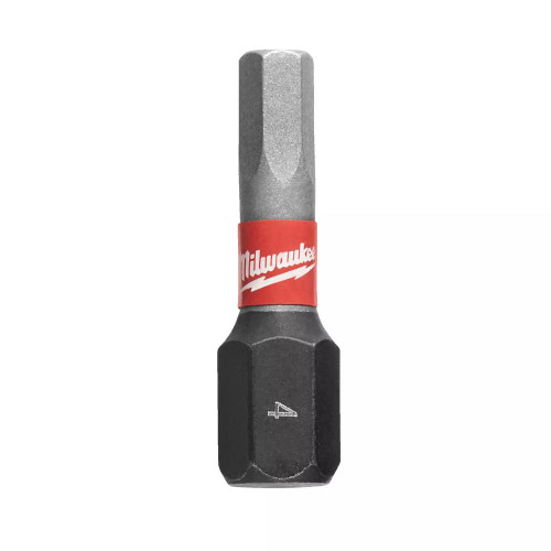 Milwaukee Hex4 25mm Shockwave Impact Screwdriver Bits - Pack of 2 image