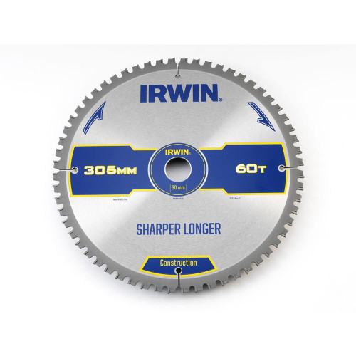 Irwin Construction Saw Blade 305mm x 30mm 60T image