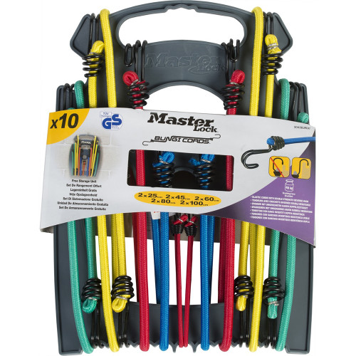 Master Lock Twin Wire Bungee Organiser - 10 Piece set image