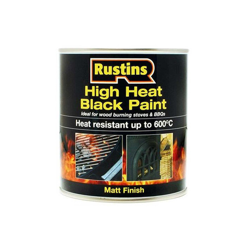 High Heat Paint 600°C Black 250ml image