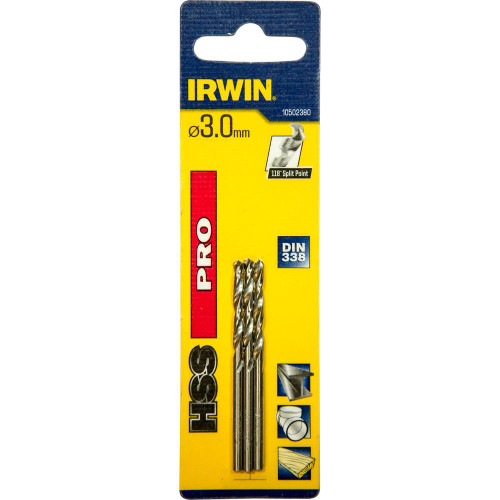 Irwin HSS Pro Drill Bit - 3mm image