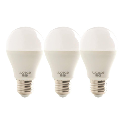 Luceco LED Classic A60 10w E27 810Lm Warm White Lamps - Box of 3 image