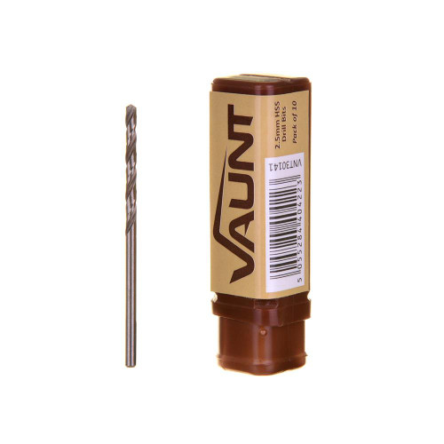 Vaunt 2.5mm HSS Drill Bits - Pack of 10 image