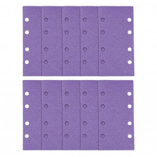 Trend 93mm x 185mm Zirconium 1/3 Sanding sheet 60G - Pack of 10 image