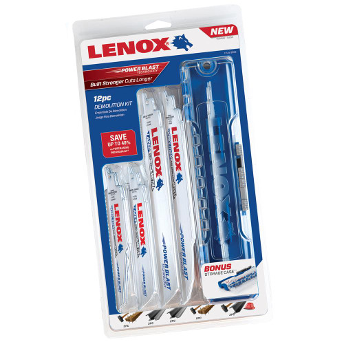 Lenox Demolition Recip Saw Blade Kit - Pack of 12 image