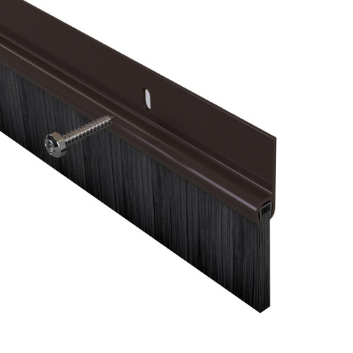 Stormguard Bottom Door Brush PVC 914mm - Brown image