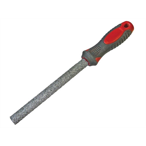 Faithfull Carbide Tile File Half Round Soft-Grip 150mm (6in)