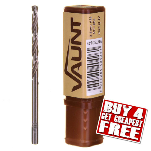 3.5mm HSS Drill Bits (Pack of 10) image