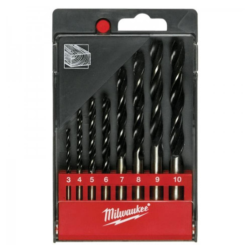 Milwaukee Brad Point Drill Set - 8pcs image