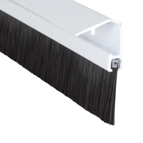 Stormguard Concealed Fix Bottom Door Brush PVC 914mm - White image