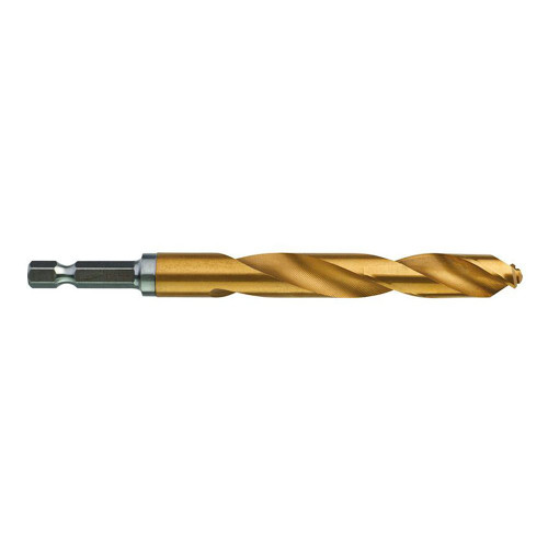Milwaukee Red Hex 11.5mm Shockwave HSS TiN Metal Drill Bit image