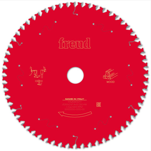 Freud Wood Table Saw Blade 260mm x 30mm 60T Corded image
