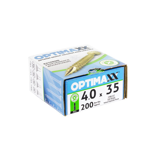 OPTIMAXX 4.0x35mm Woodscrews - Box of 200 image