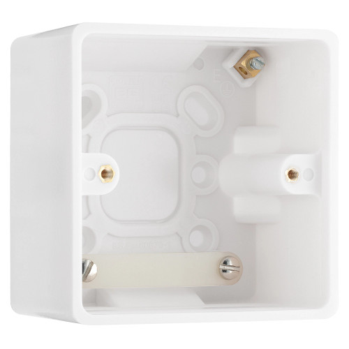 BG Electrical 800 Series 1-Gang Surface Pattress Box 50mm image