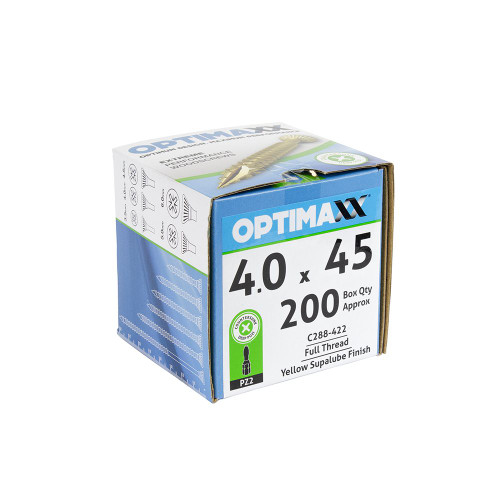 OPTIMAXX 4.0x45mm Woodscrews - Box of 200 image