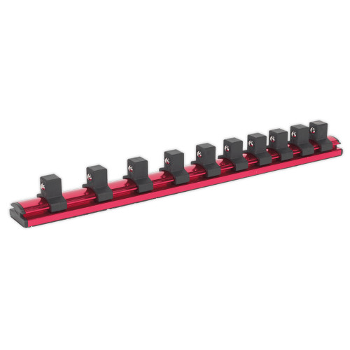 Socket Retaining Rail Magnetic 1/2" Sq Drive - 10 Clips image