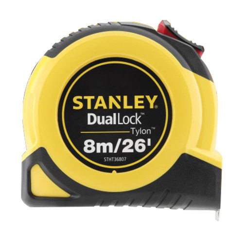 Stanley Tylon Duallock Tape Measure 8m/26ft image