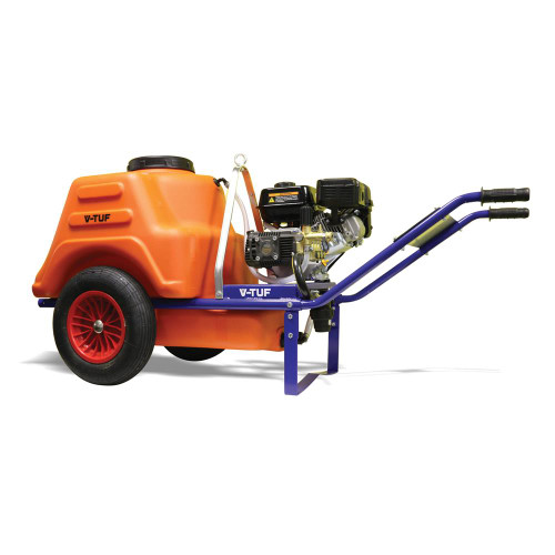 V-Tuf TORRENT 2 Industrial 5HP Petrol 150L Barrow Bowzer Pressure Washer image