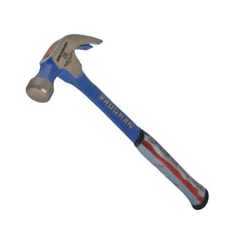 Vaughan R20 Curved Claw Nail Hammer All Steel Smooth Face 570g (20oz) image
