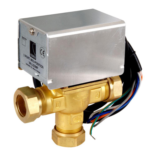 MK by Honeywell 3-Port Motorised Mid Position Valve 22mm image