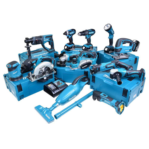 Makita 18v Li-ion 4.0Ah Cordless 13 Piece Kit image