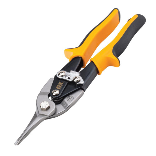 OX Pro Aviation Snips with Holster Straight Cut (Yellow) image