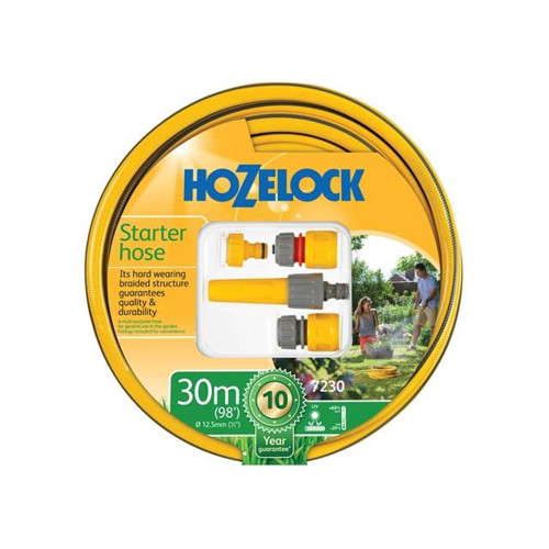 Hozelock 7230 Starter Hose & Fittings Set 30m