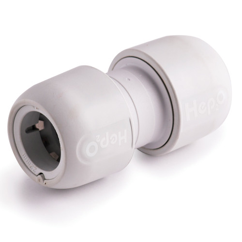 Hep20 22mm Straight Connector White