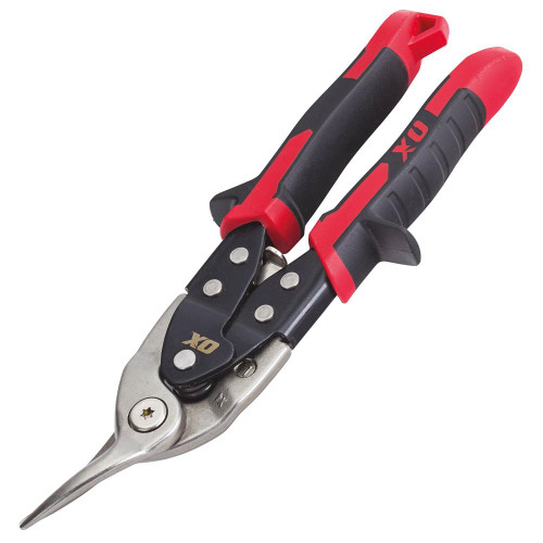 Ox Pro Heavy Duty Aviation Snips Left Cut (Red)