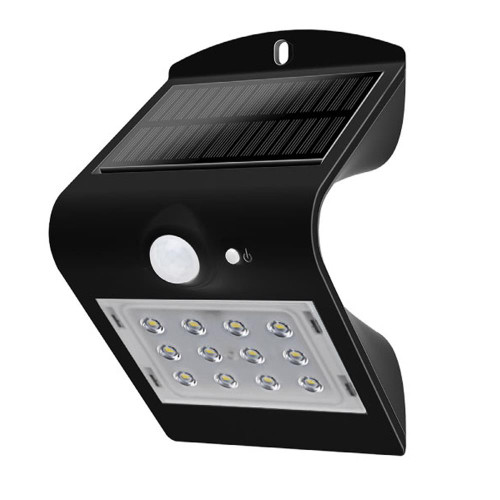 Luceco Solar Guardian Wall Light - Black 40W image