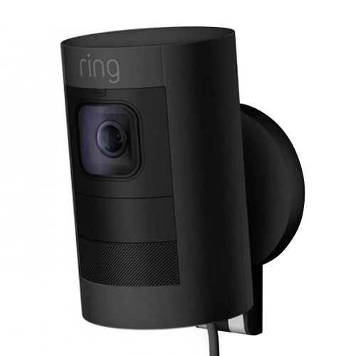 Ring Stick Up Cam Wired HD Security Camera - Black image