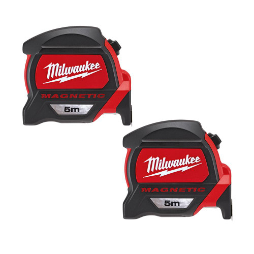 GEN2 5m Magnetic Tape Measure (Metric Only) - Pack of 2