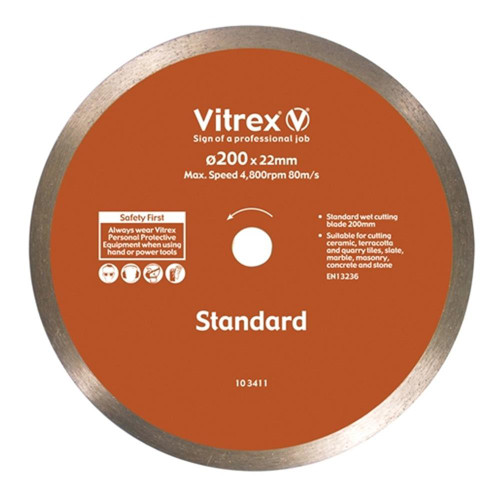 Vitrex Bridge Saw Diamond Blade 200mm
