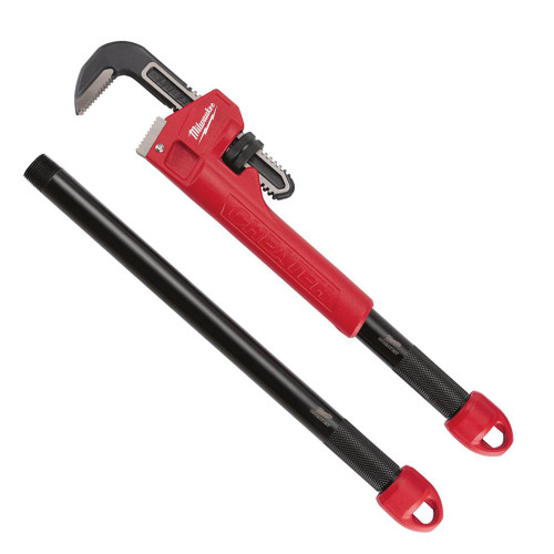 Milwaukee Cheater Adaptable Steel Pipe Wrench (250mm/450mm/600mm)