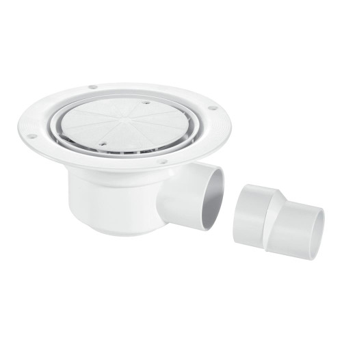 McAlpine 50mm Water Seal Shower Gully/Horizontal Outlet for Sheet Flooring