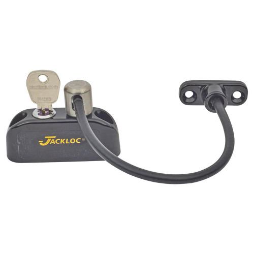 Jackloc Pro 5 key lockable window Restrictor - Black image