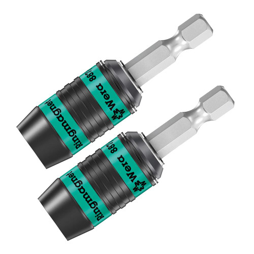 Wera 57mm Rapidaptor Quick-Release Magnetic Bit Holder - Pack of 2 image