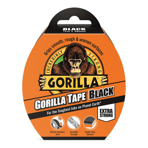 Gorilla Tape Black 11m image