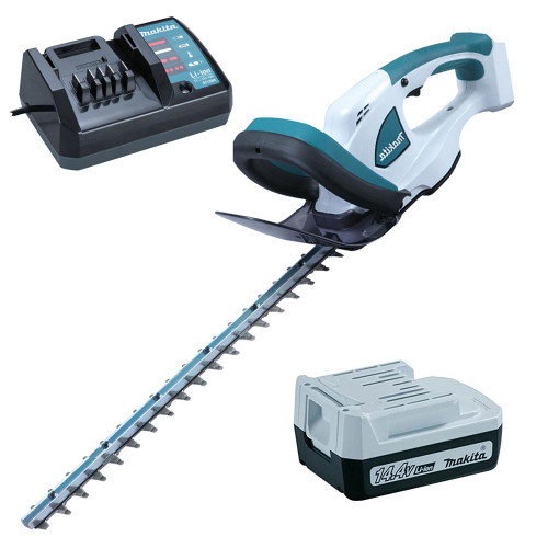 Makita UH480DW 14.4v Lithium-ion Hedge Trimmer + 1 x 1.3Ah Battery and Charger image