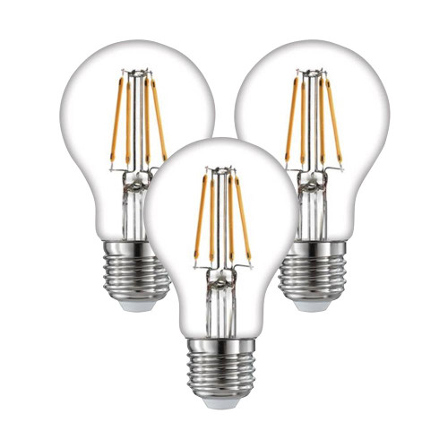 TimeLED LED GLS Filament 6W Non-Dimmable Bulb B22 WW - Pack of 3