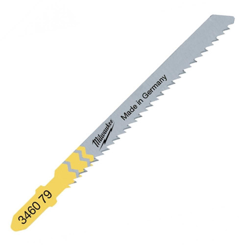 Milwaukee T101BR 75mm x 2.5mm Jigsaw Blades for Worktops & Laminated Chipboard - PK5 image