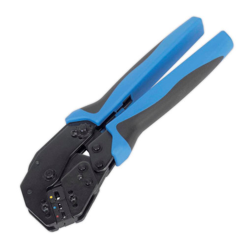 Sealey Ratchet Crimping Tool Angled Head Insulated Terminals